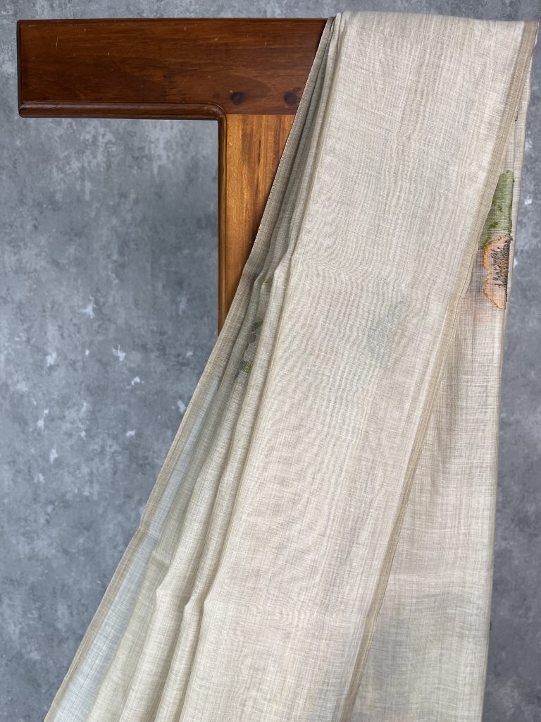 SEMI TUSSAR PRINTED BANARASI SAREE - Image 2