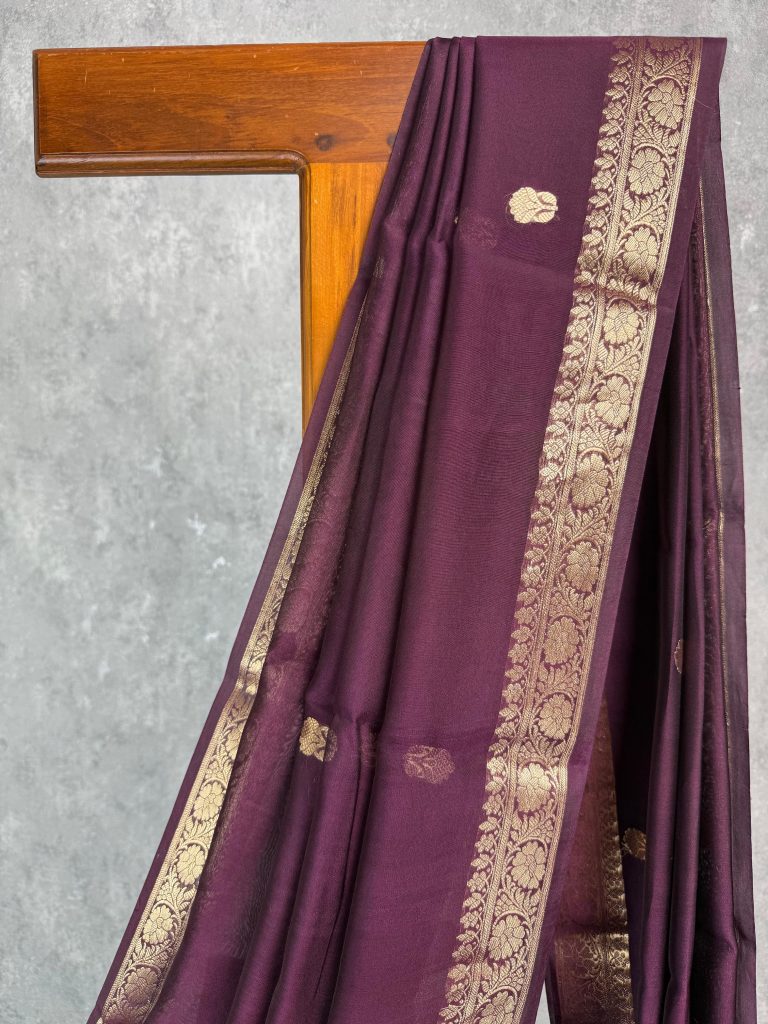 KORA KADUVA BHUTA BANARASI SAREE - Image 2