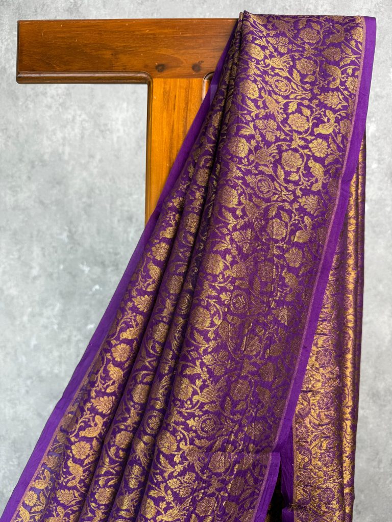 ORGANZA ANTIQUE ZARI BROCADE BANARASI SAREE - Image 2