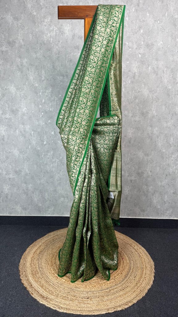 ORGANZA WATER ZARI BROCADE BANARASI SAREE