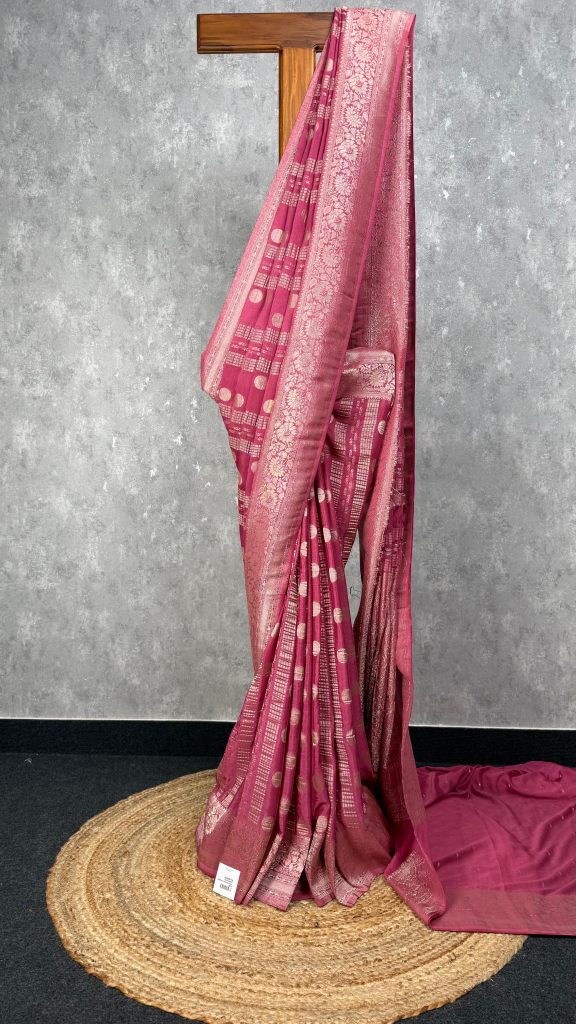 VISCOSE GEORGETTE BANARASI SAREE