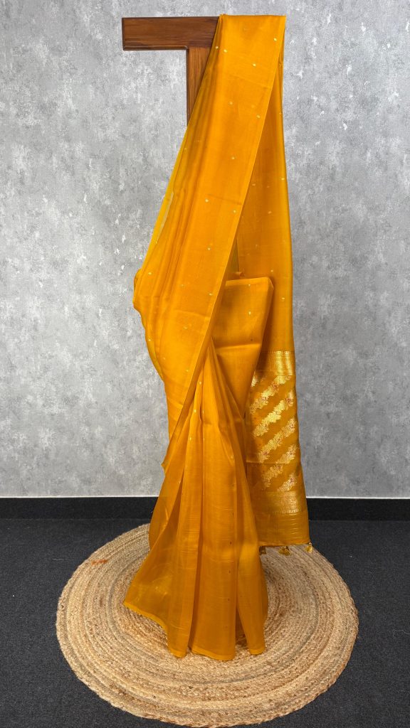 SILK ORGANZA BANARASI SAREE