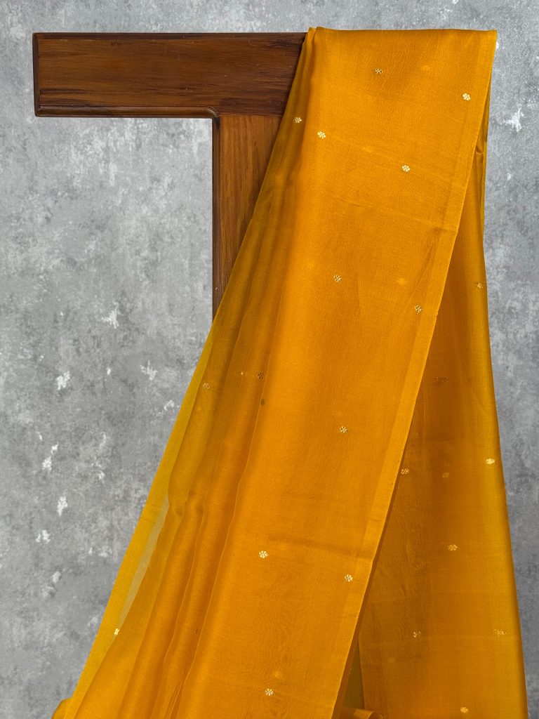 SILK ORGANZA BANARASI SAREE - Image 2