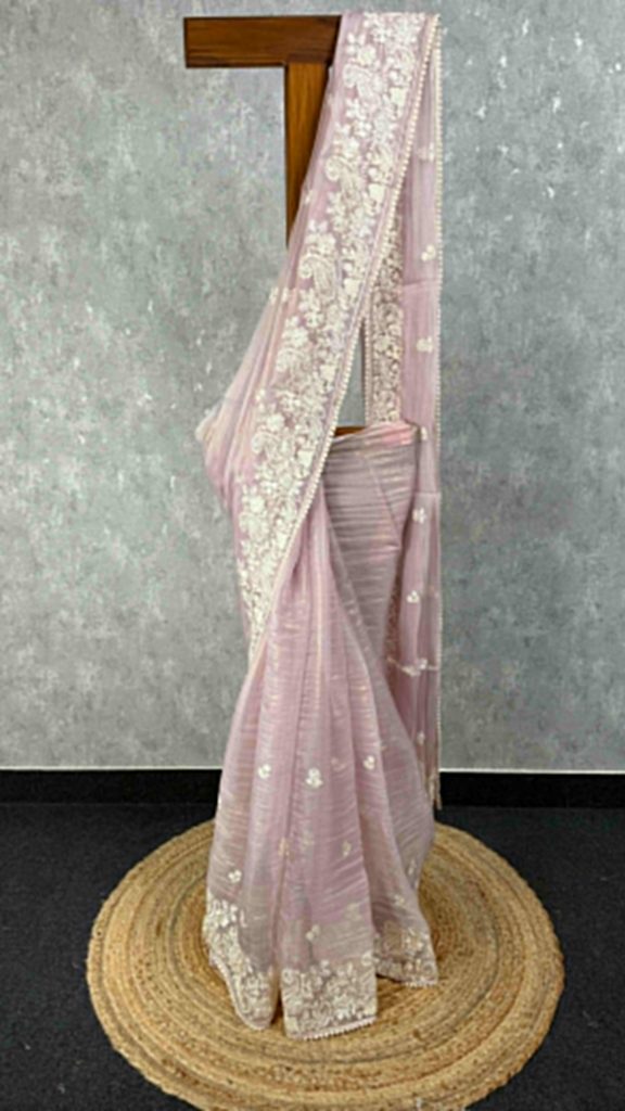 ORGANZA EMBROIDERY SAREE