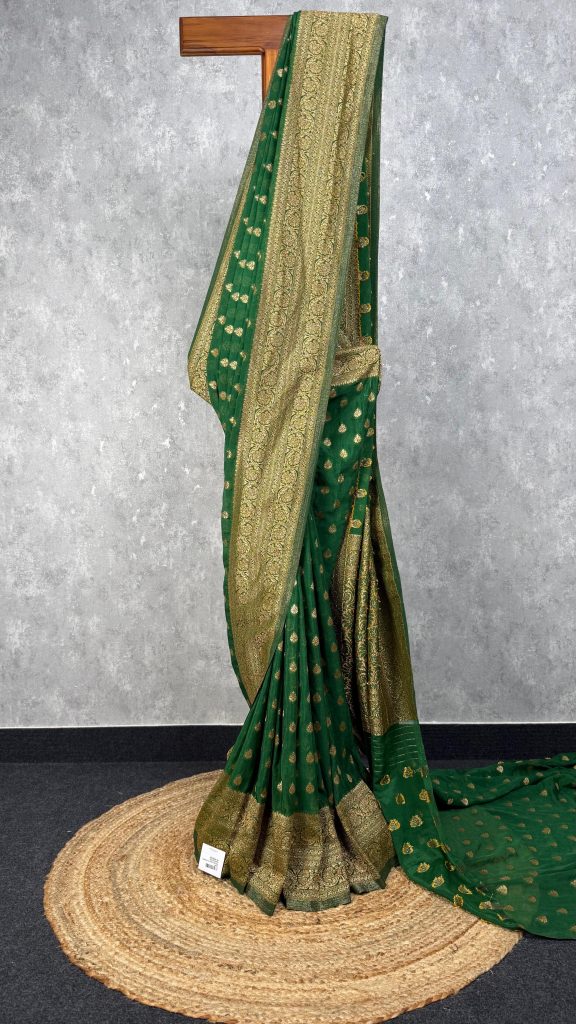 VISCOSE GEORGETTE BANARASI SAREE