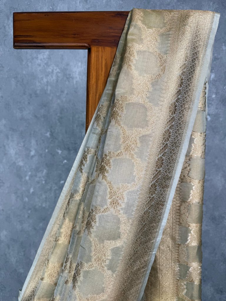 TISSUE ORGANZA BANARASI SAREE - Image 2
