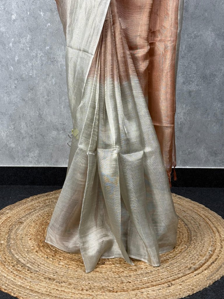 TUSSAR TISSUE SAREE - Image 3