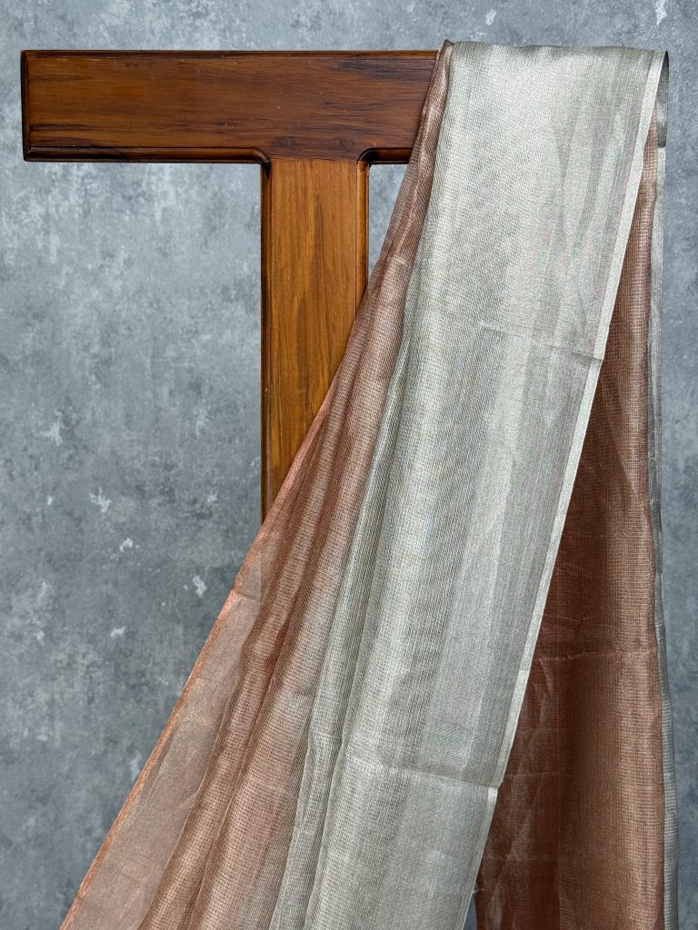 TUSSAR TISSUE SAREE - Image 2
