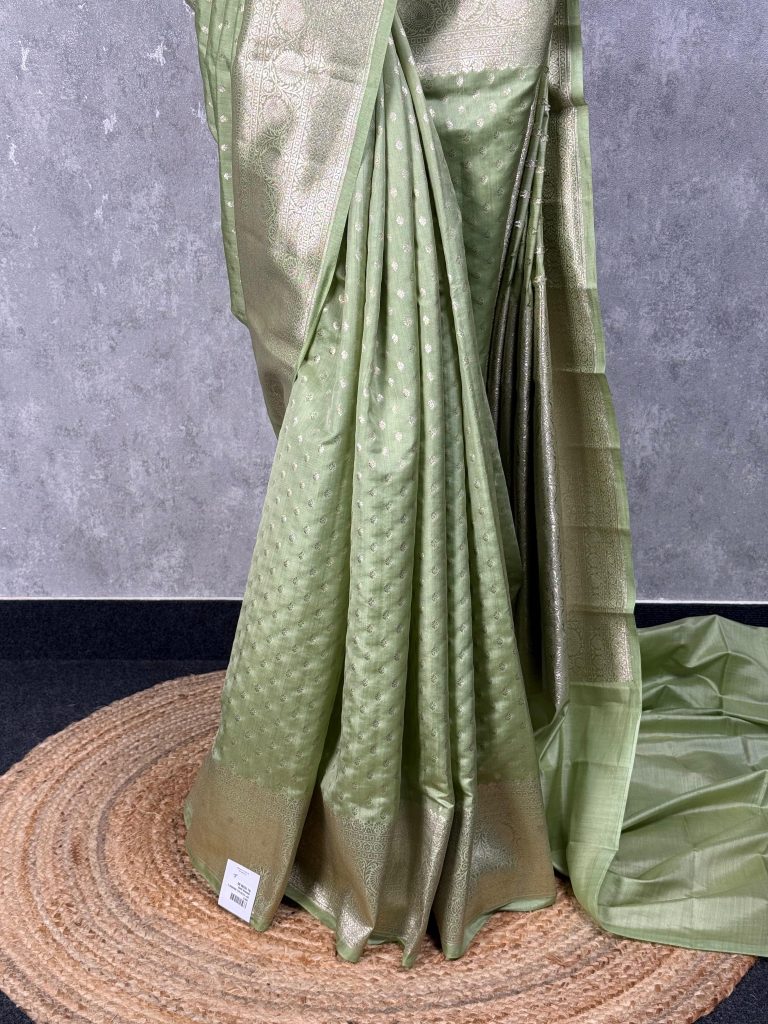 SOFT KATAN SILK BANARASI SAREE - Image 3