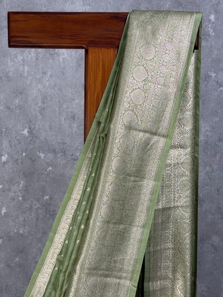 SOFT KATAN SILK BANARASI SAREE - Image 2