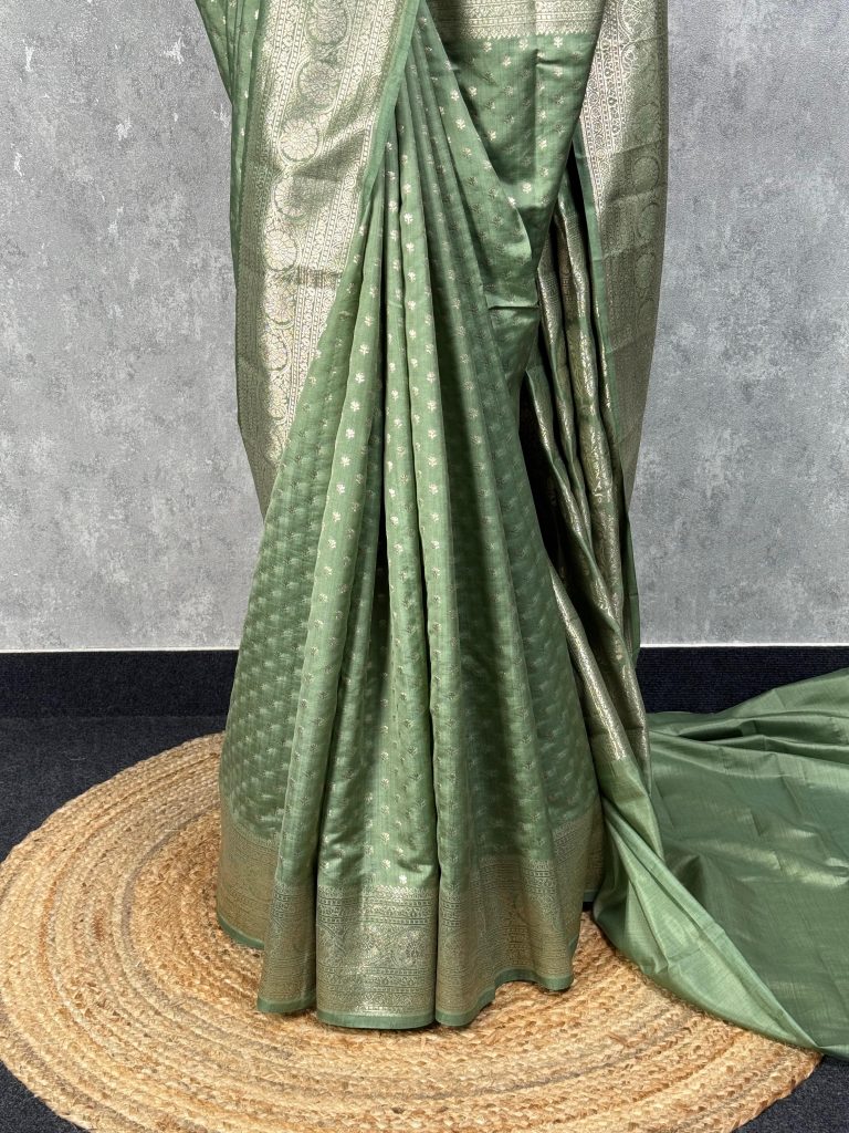 SOFT KATAN SILK BANARASI SAREE - Image 3