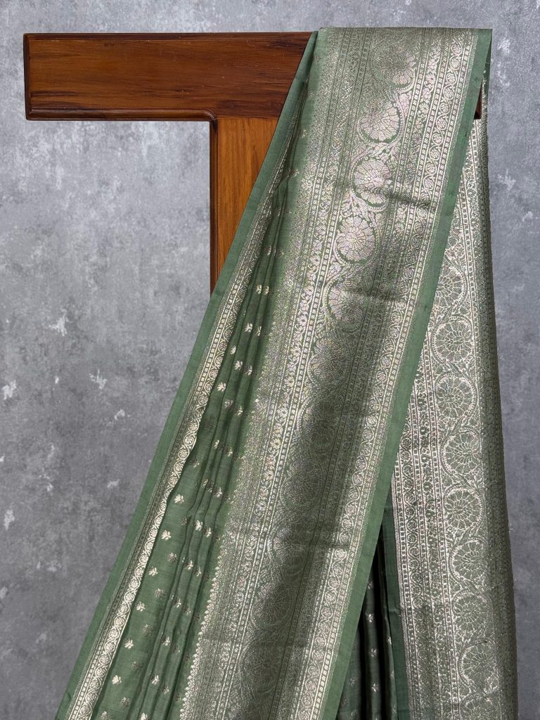 SOFT KATAN SILK BANARASI SAREE - Image 2