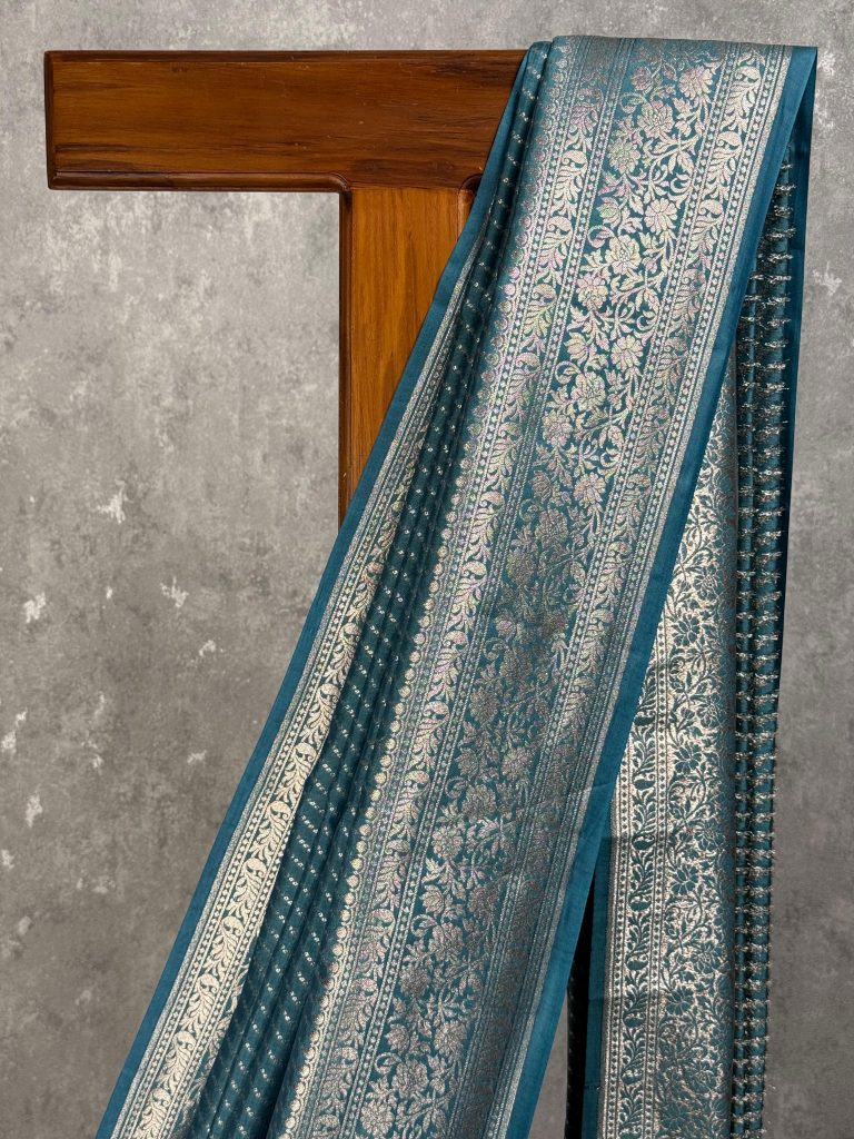 SOFT KATAN SILK BANARASI SAREE - Image 2