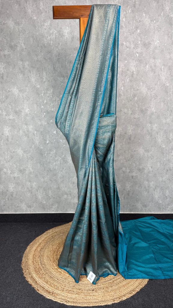 CHANDERI ANTIQUE ZARI BROCADE BANARASI SAREE