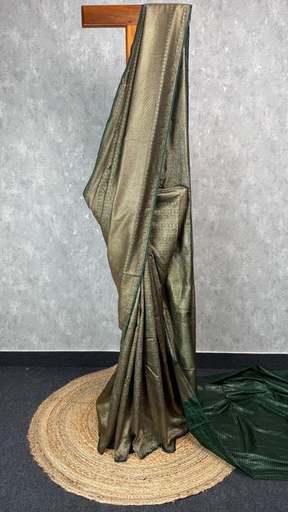 CHANDERI ANTIQUE ZARI BROCADE BANARASI SAREE