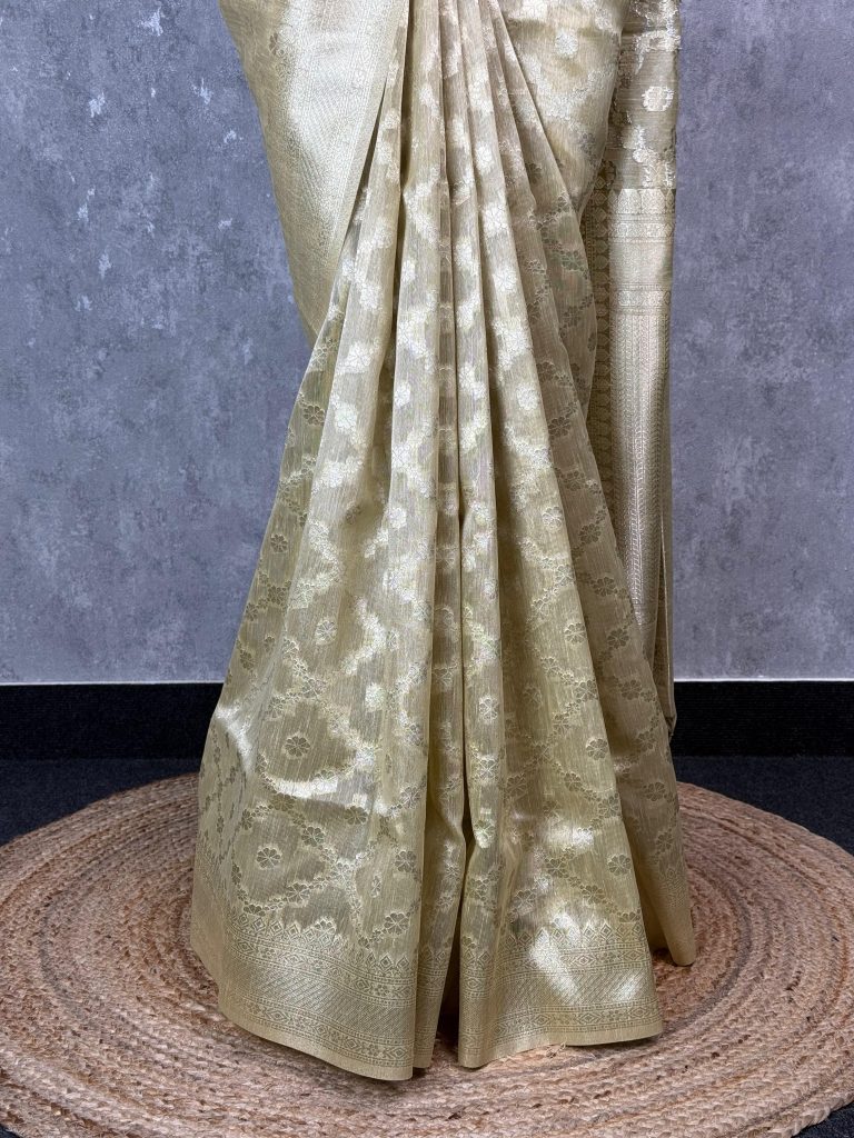 TISSUE SILK BANARASI SAREE - Image 3
