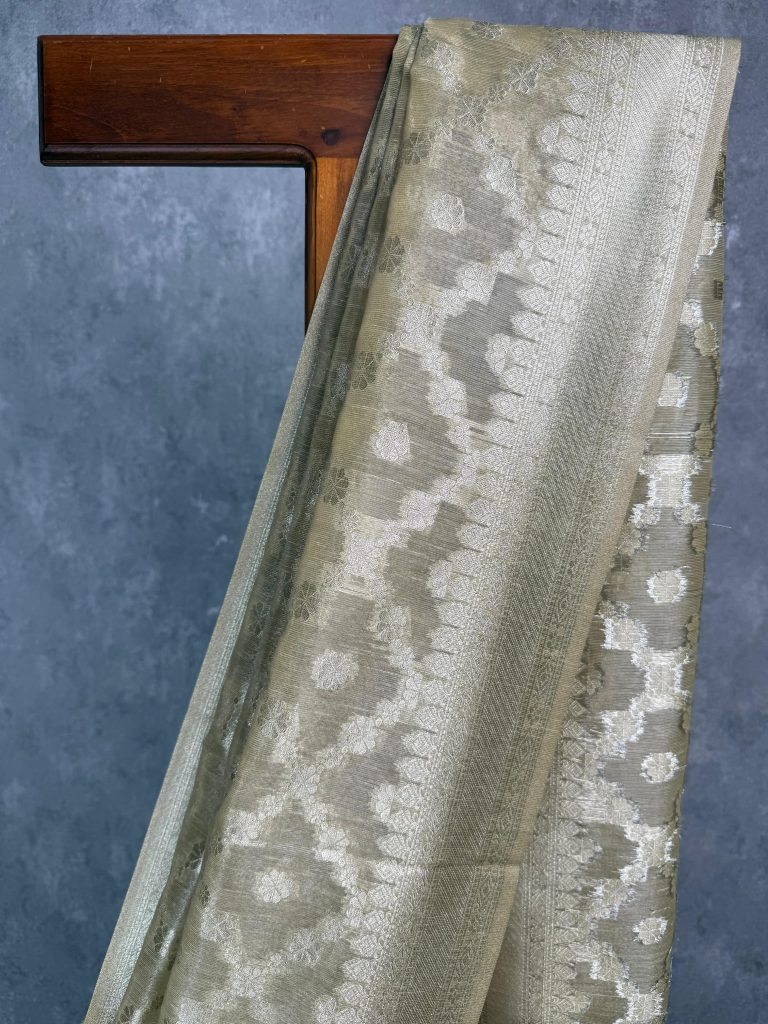TISSUE SILK BANARASI SAREE - Image 2