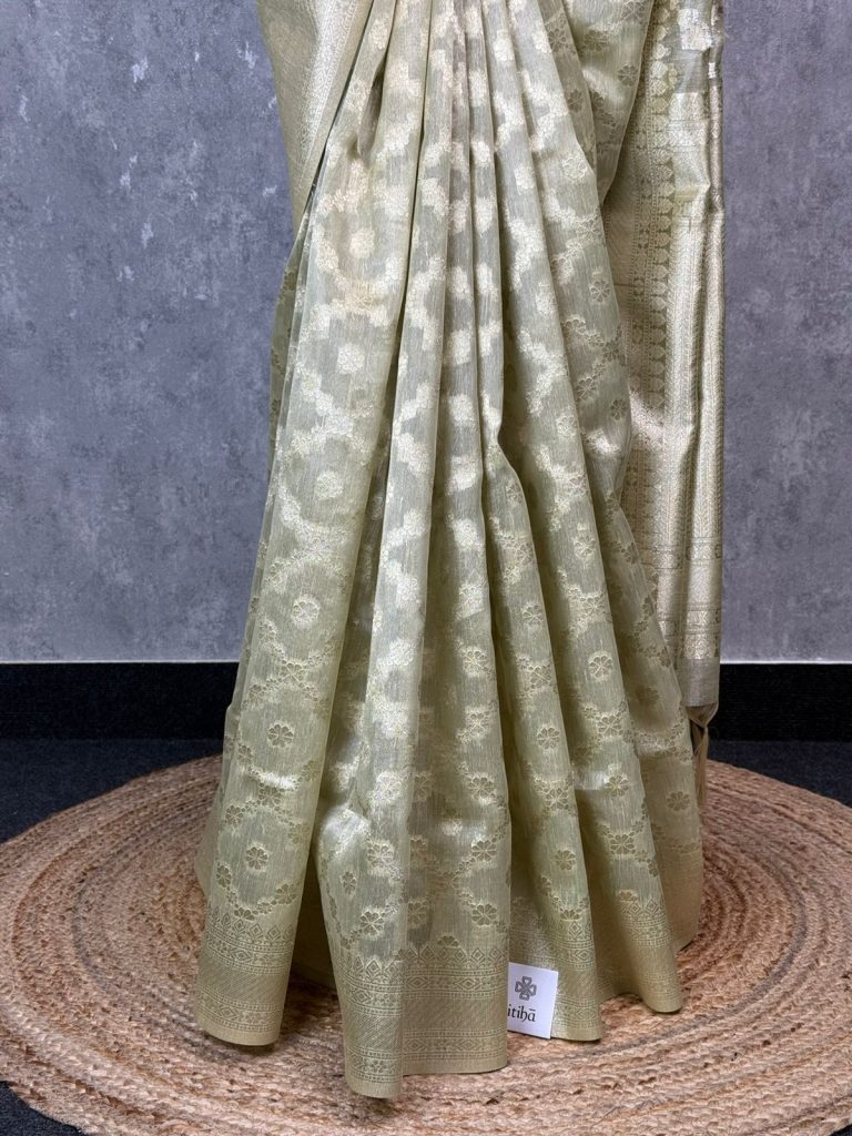 TISSUE SILK BANARASI SAREE - Image 3