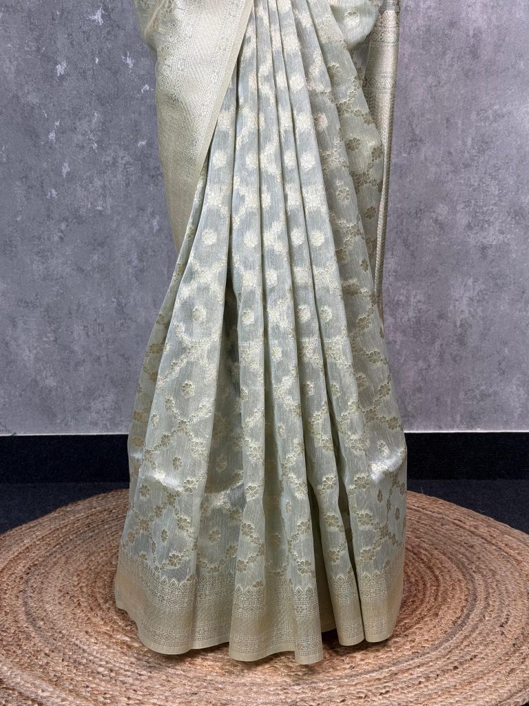 TISSUE SILK BANARASI SAREE - Image 3