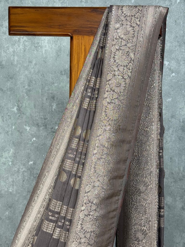 VISCOSE GEORGETTE BANARASI SAREE - Image 2