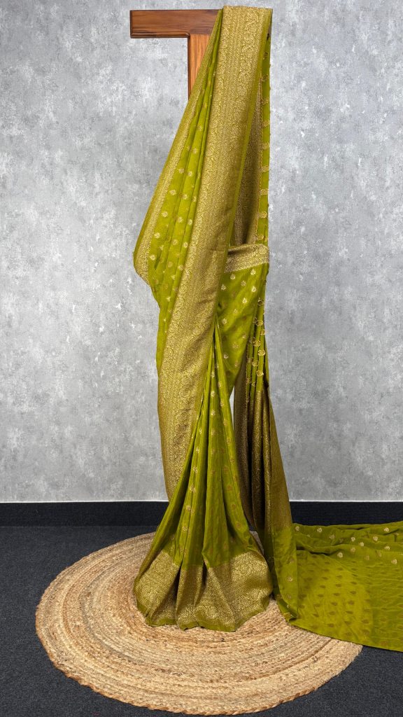 VISCOSE GEORGETTE BANARASI SAREE
