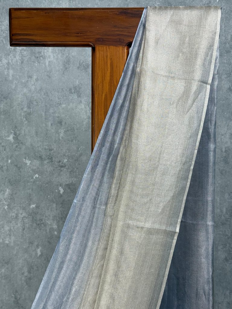 TUSSAR TISSUE SAREE - Image 2