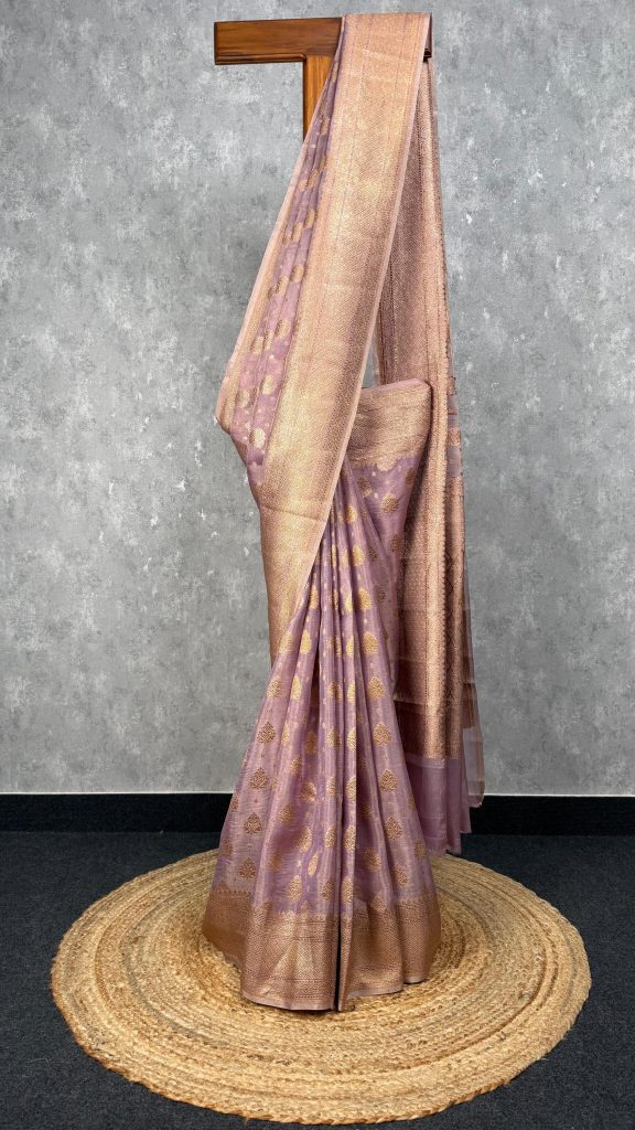 TISSUE ORGANZA BANARASI SAREE