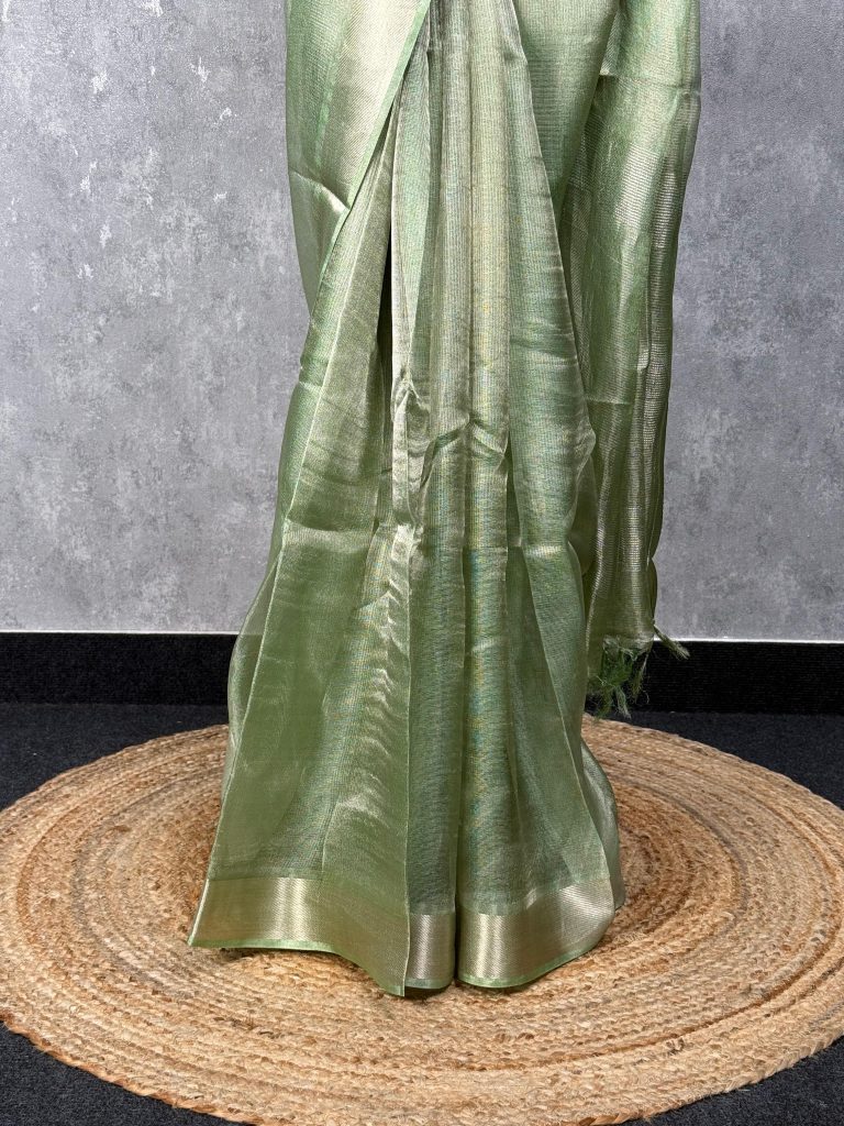 TUSSAR TISSUE SAREE - Image 3