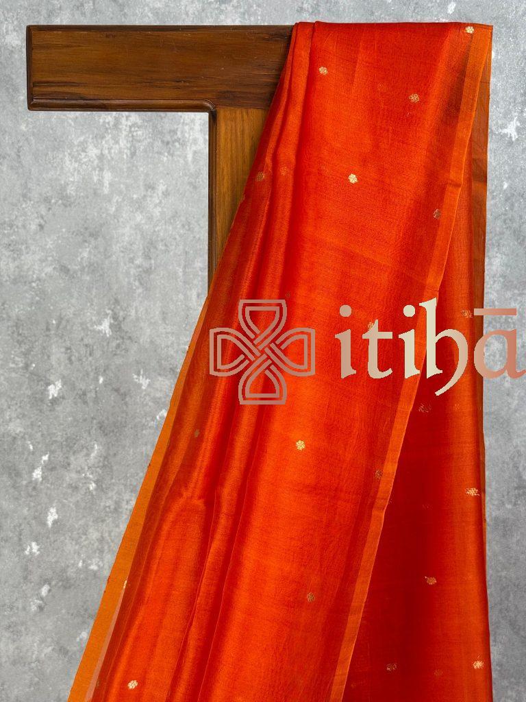 SILK ORGANZA BANARASI SAREE - Image 2