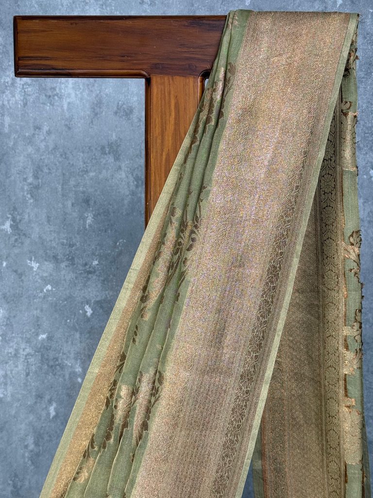 TISSUE ORGANZA BANARASI SAREE - Image 2