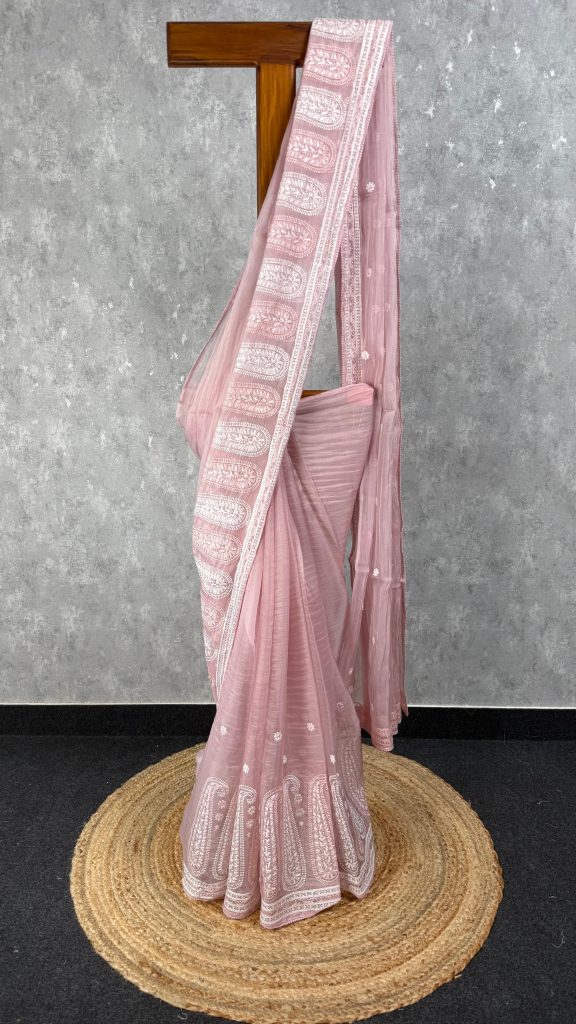 ORGANZA EMBROIDERY SAREE