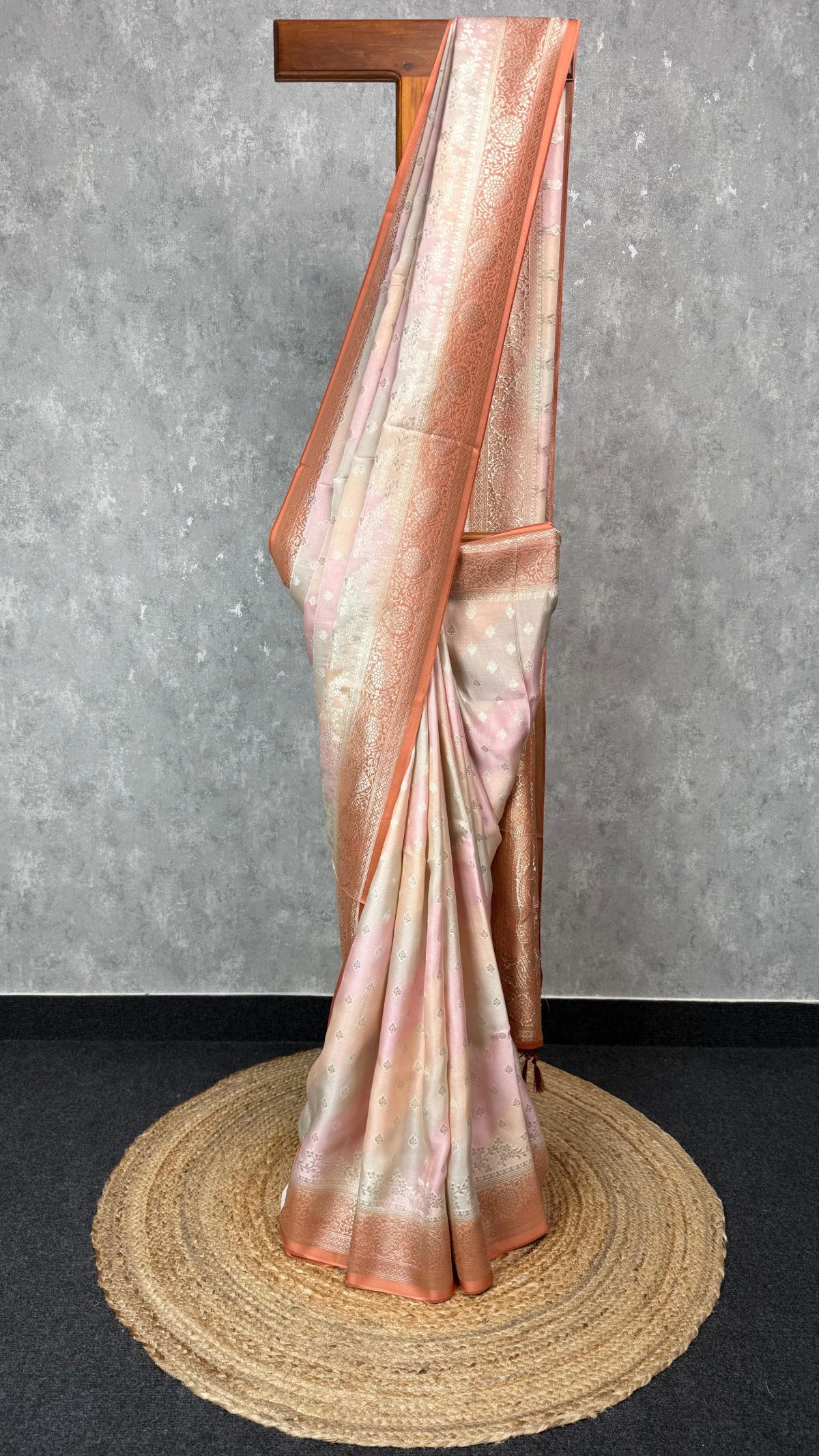 SATIN GEORGETTE BANARASI SAREE