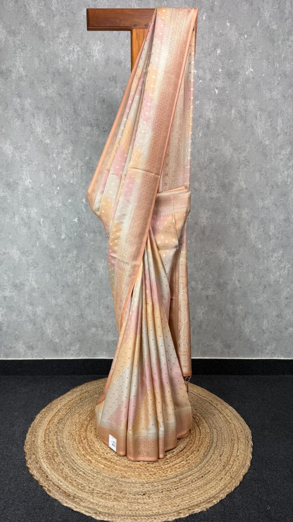 SATIN GEORGETTE BANARASI SAREE
