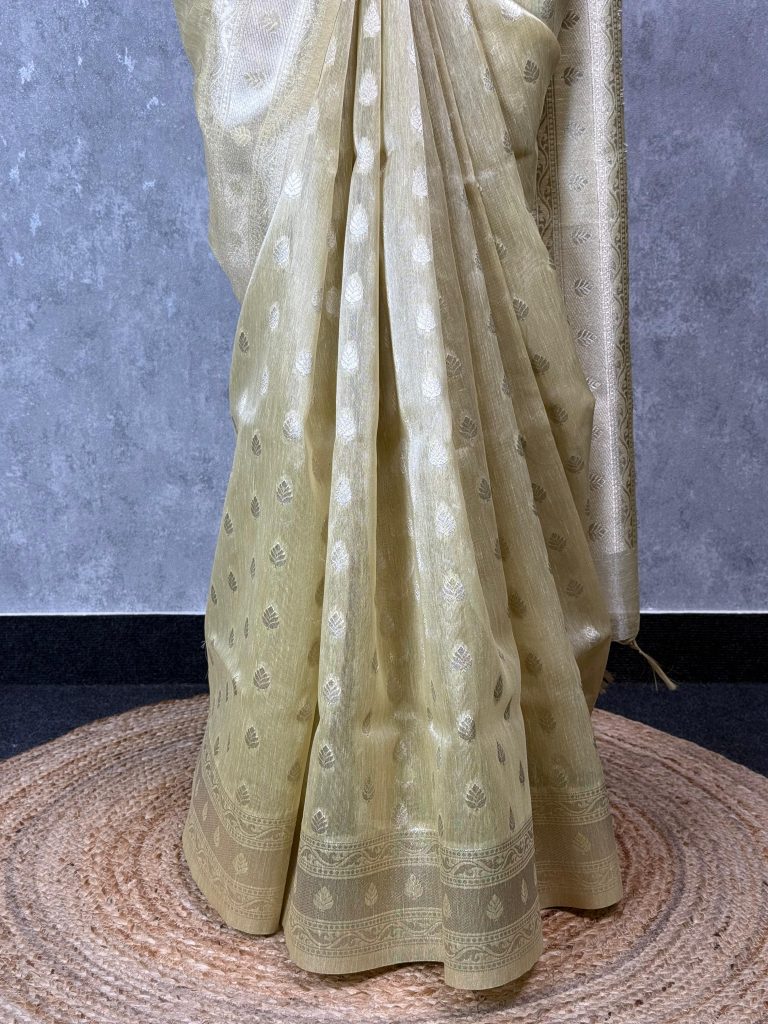 TISSUE SILK BANARASI SAREE - Image 3