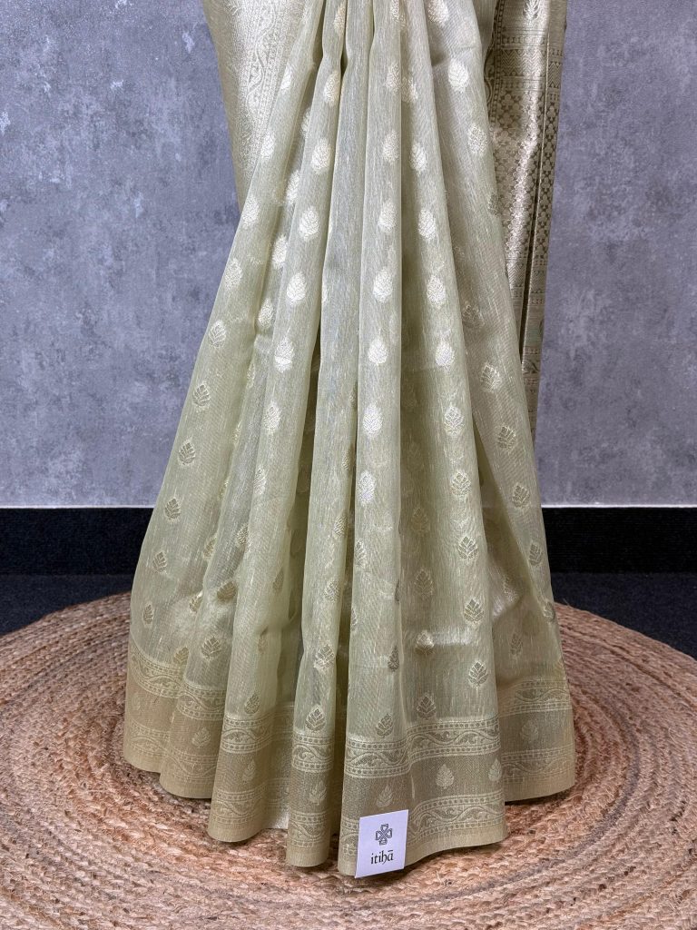 TISSUE SILK BANARASI SAREE - Image 3