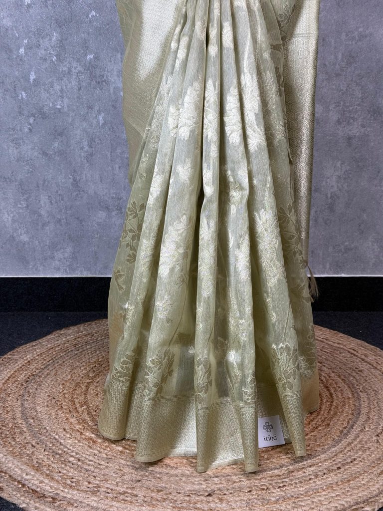 TISSUE SILK BANARASI SAREE - Image 3