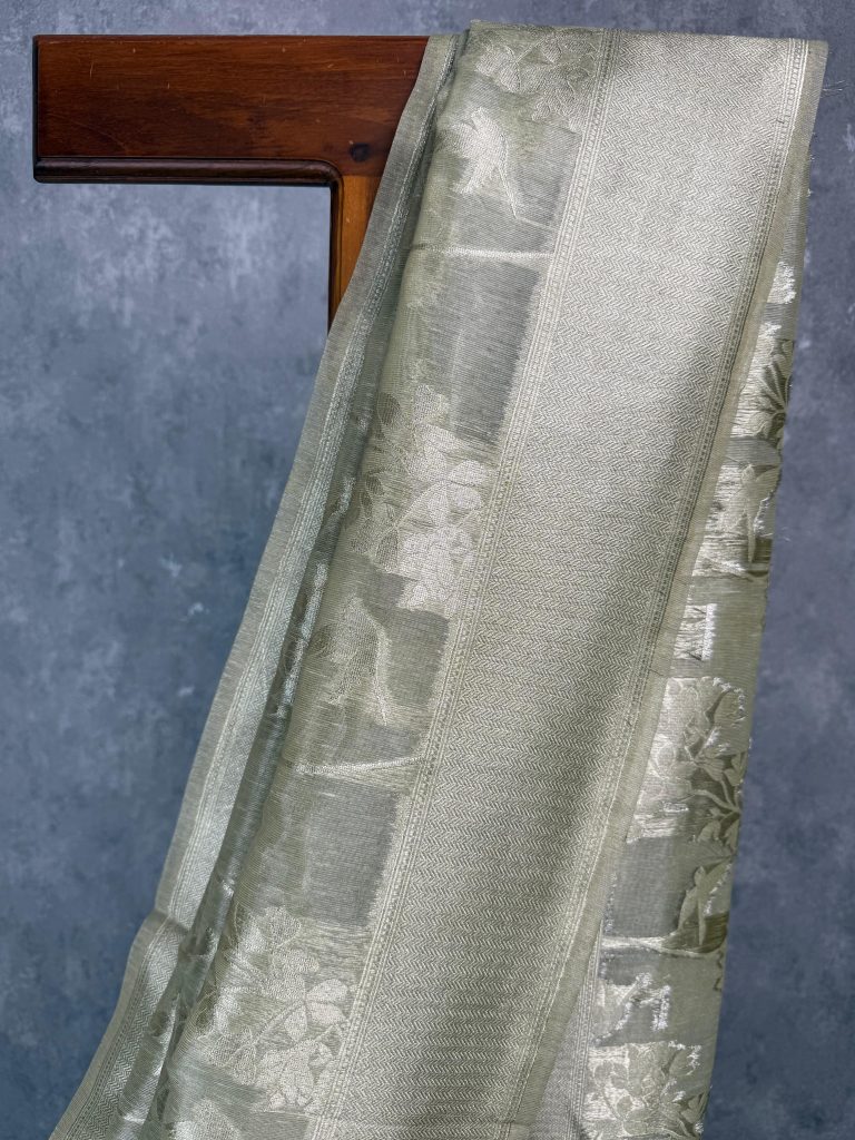 TISSUE SILK BANARASI SAREE - Image 2