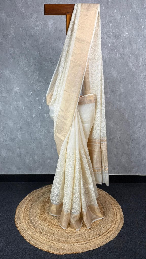 TUSSAR KOTA EMBROIDERY SAREE
