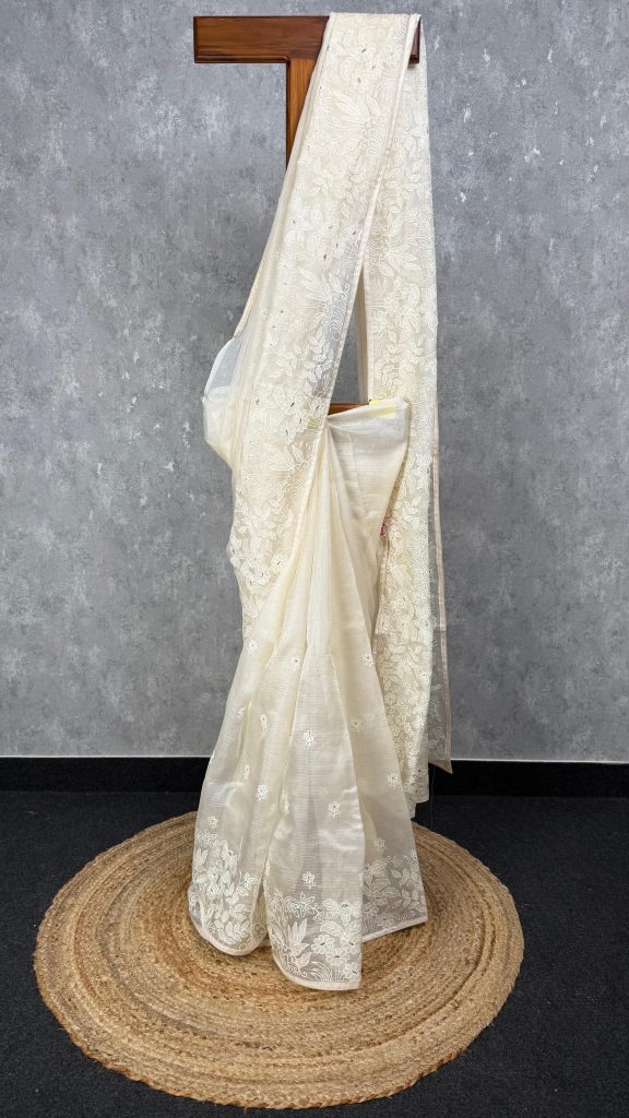 TUSSAR KOTA EMBROIDERY SAREE