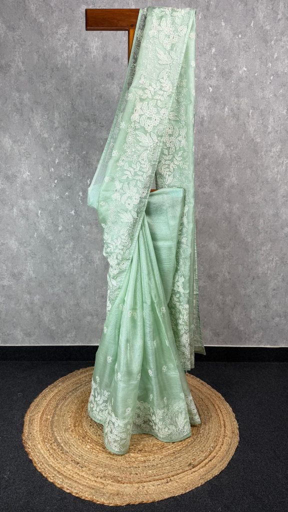TUSSAR KOTA EMBROIDERY SAREE