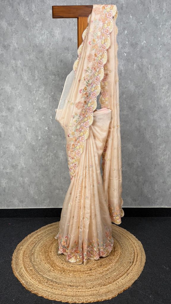 TUSSAR KOTA EMBROIDERY SAREE