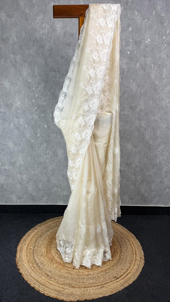 TUSSAR KOTA EMBROIDERY SAREE