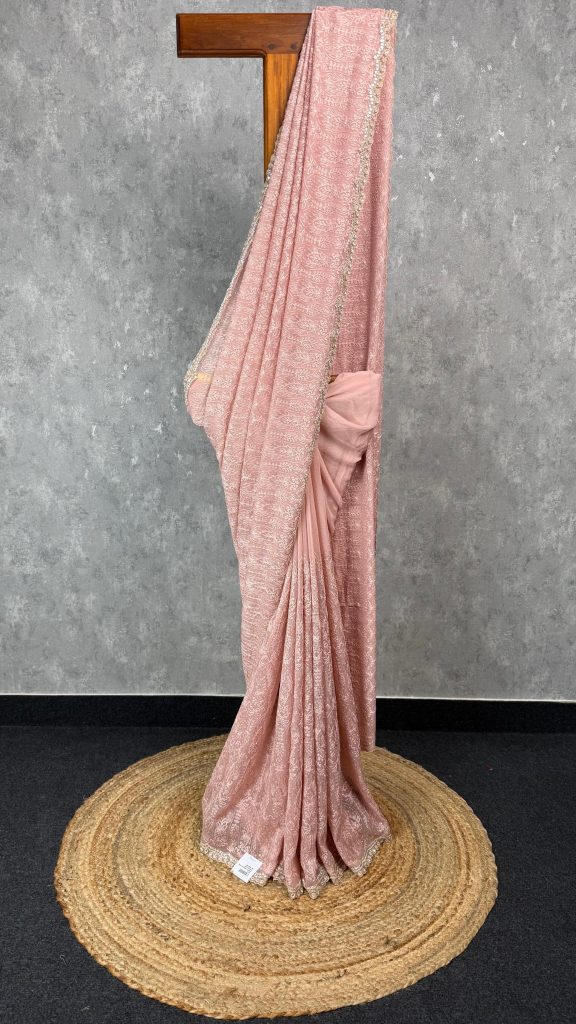 GEORGETTE EMBROIDERY SAREE
