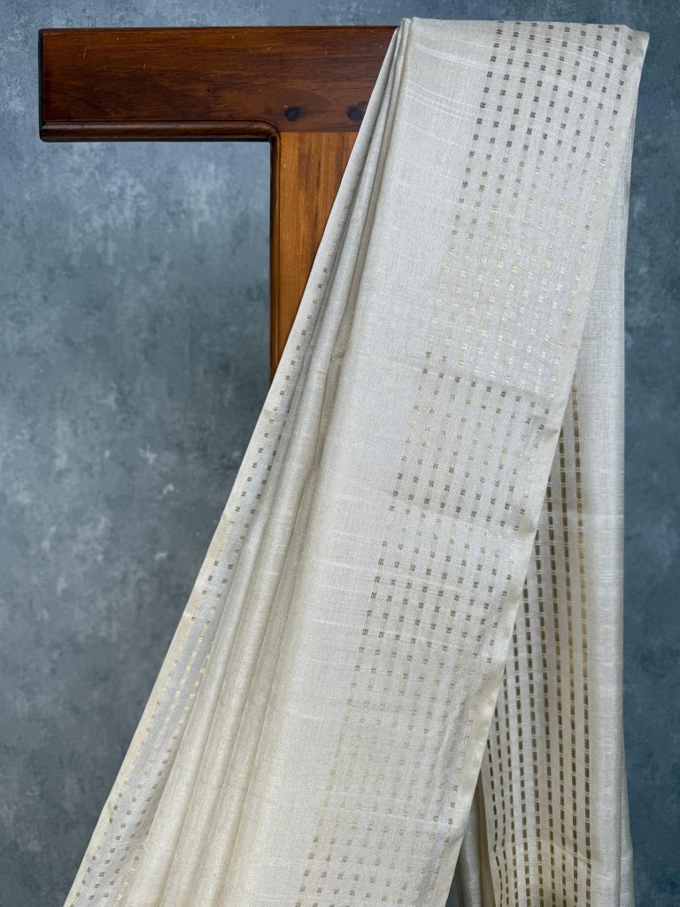SEMI TUSSAR SILK BANARASI SAREE - Image 2