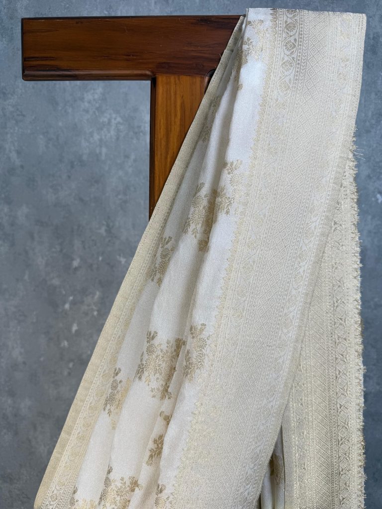 VISCOSE GEORGETTE BANARASI SAREE - Image 2
