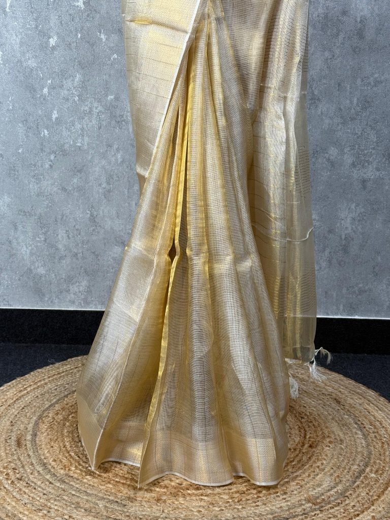 TUSSAR TISSUE SAREE - Image 3
