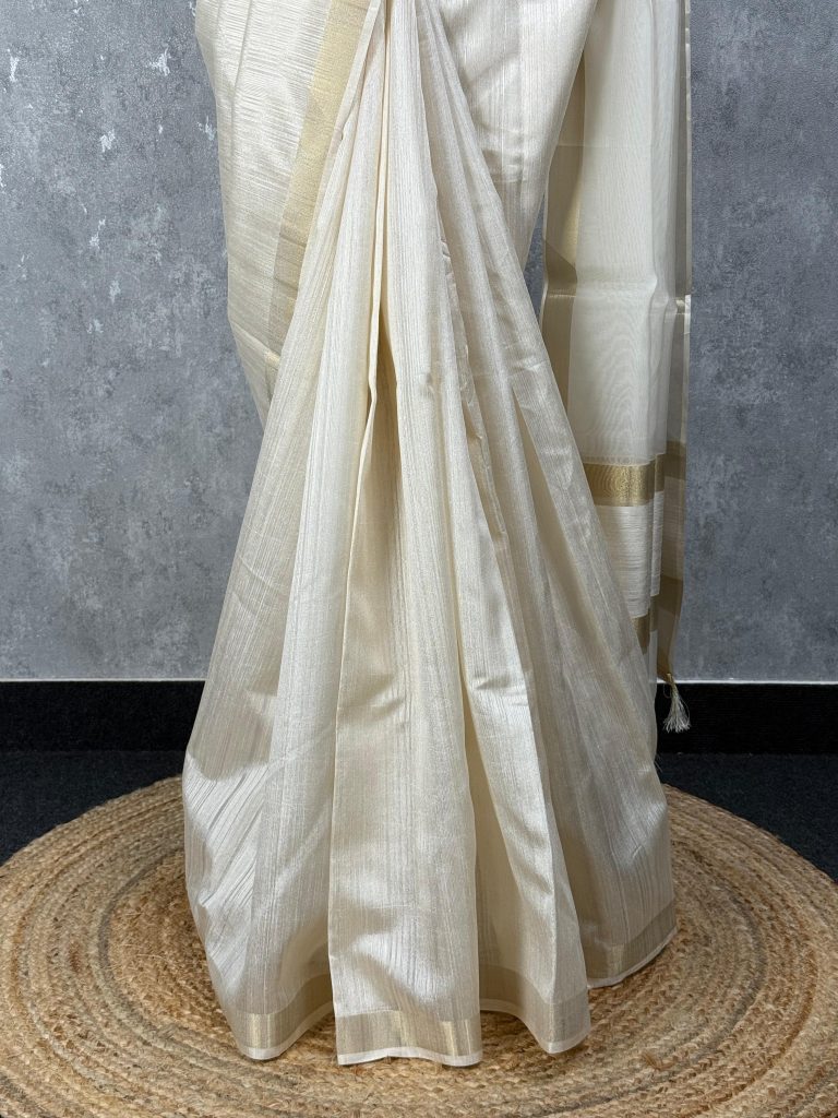 SEMI TUSSAR SILK SAREE - Image 3
