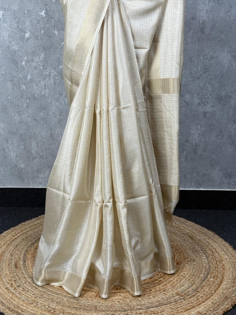 SEMI TUSSAR SILK SAREE - Image 3