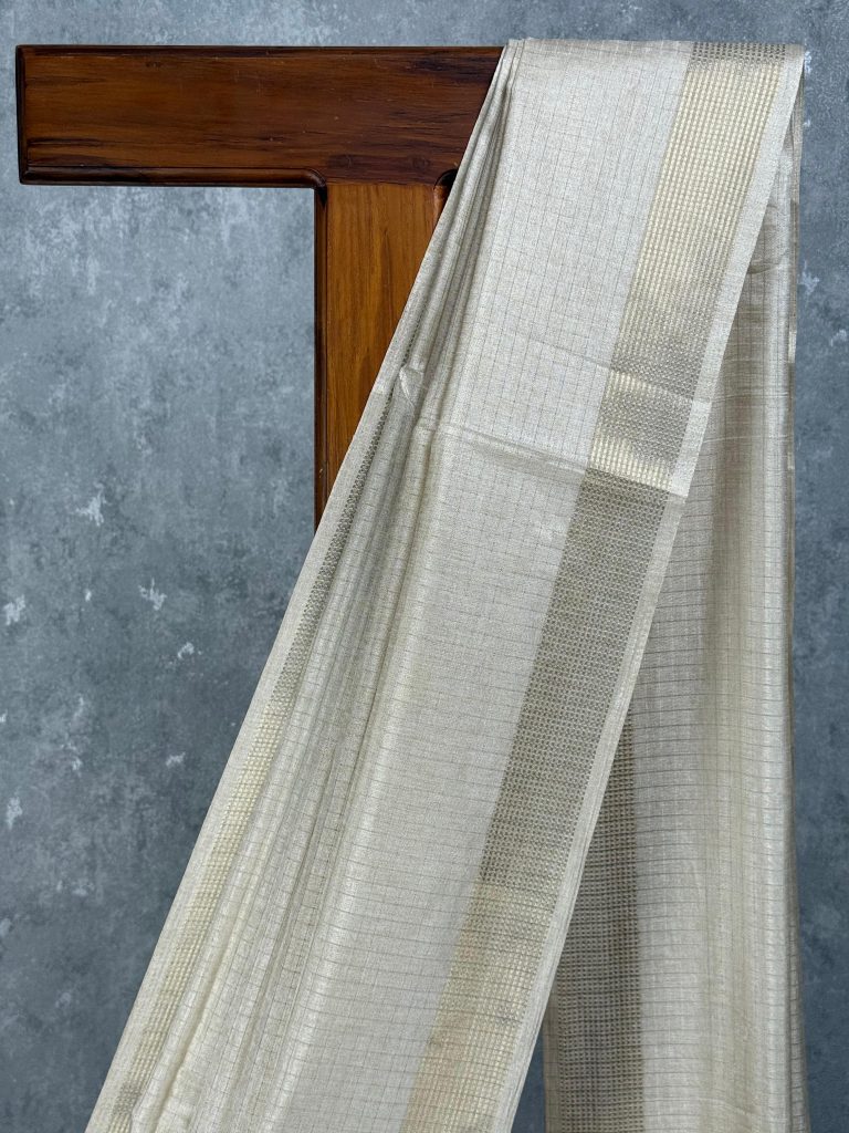 SEMI TUSSAR SILK SAREE - Image 2