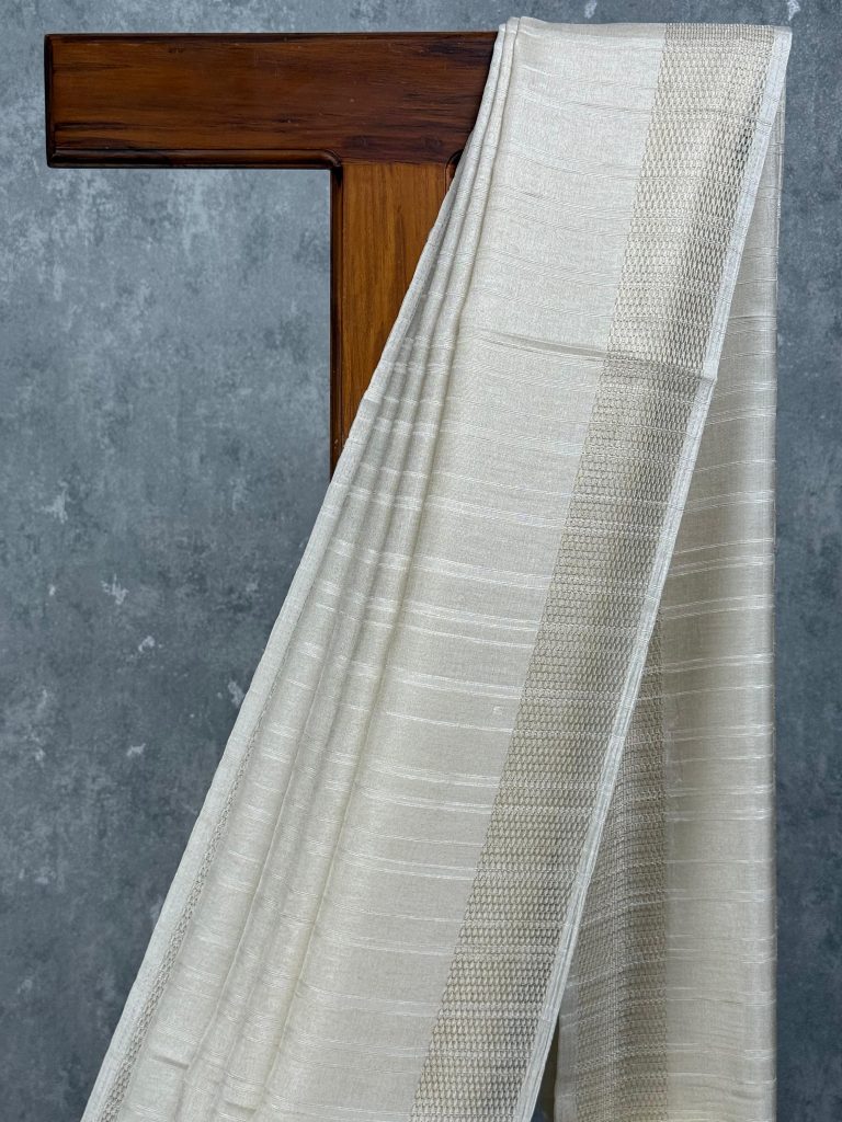 SEMI TUSSAR SILK SAREE - Image 2